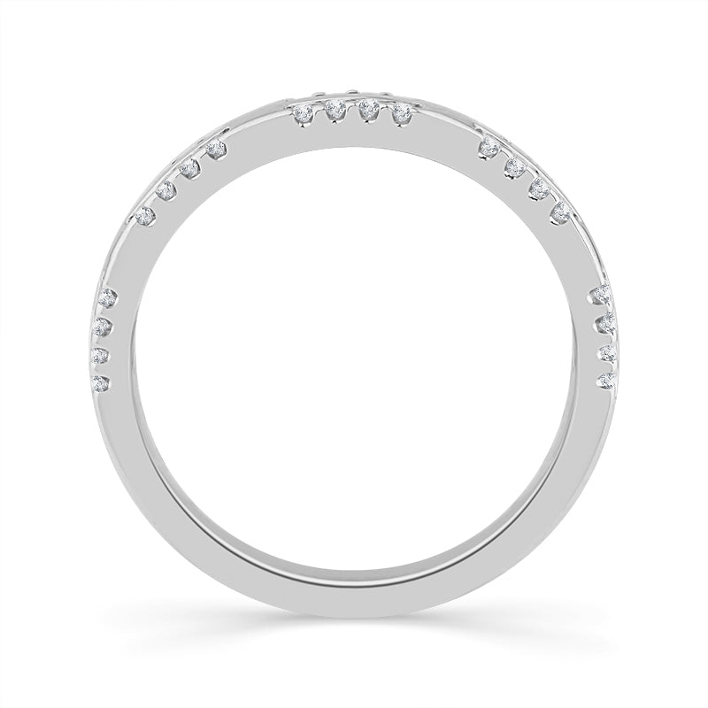 Diamond Band 0.25 ct tw 14k White Gold