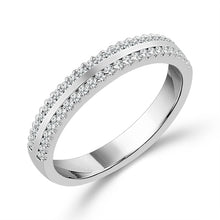 Load image into Gallery viewer, Diamond Band 0.25 ct tw 14k White Gold