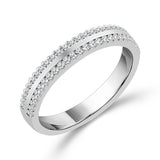 Diamond Band 0.25 ct tw 14k White Gold