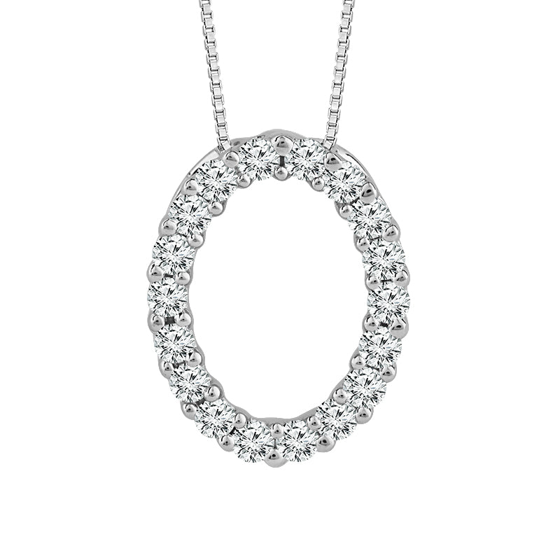 Diamond Fashion Pendant 0.1 ct tw 10k White Gold