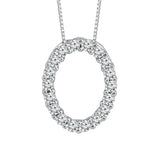 Diamond Fashion Pendant 0.1 ct tw 10k White Gold