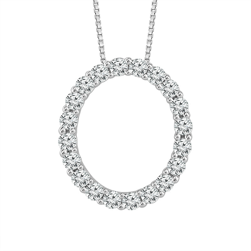 Diamond Fashion Pendant 0.5 ct tw 10k White Gold