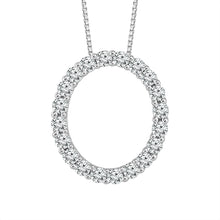 Cargar imagen en el visor de la galería, Diamond Fashion Pendant 0.5 ct tw 10k White Gold