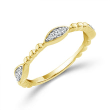 Cargar imagen en el visor de la galería, Diamond Band 0.20 ct tw 10K Yellow Gold