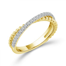 Cargar imagen en el visor de la galería, Diamond Band 0.20 ct tw 10K Yellow Gold