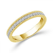 Load image into Gallery viewer, Diamond Band 0.25 ct tw 10K Yellow Gold