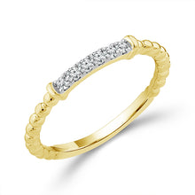 Cargar imagen en el visor de la galería, Diamond Band 0.10 ct tw 14k Yellow Gold