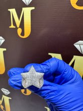 Cargar imagen en el visor de la galería, Anillo de oro amarillo con estrella de diamantes de 2 quilates