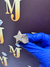 Cargar imagen en el visor de la galería, Anillo Estrella Diamante Oro Amarillo