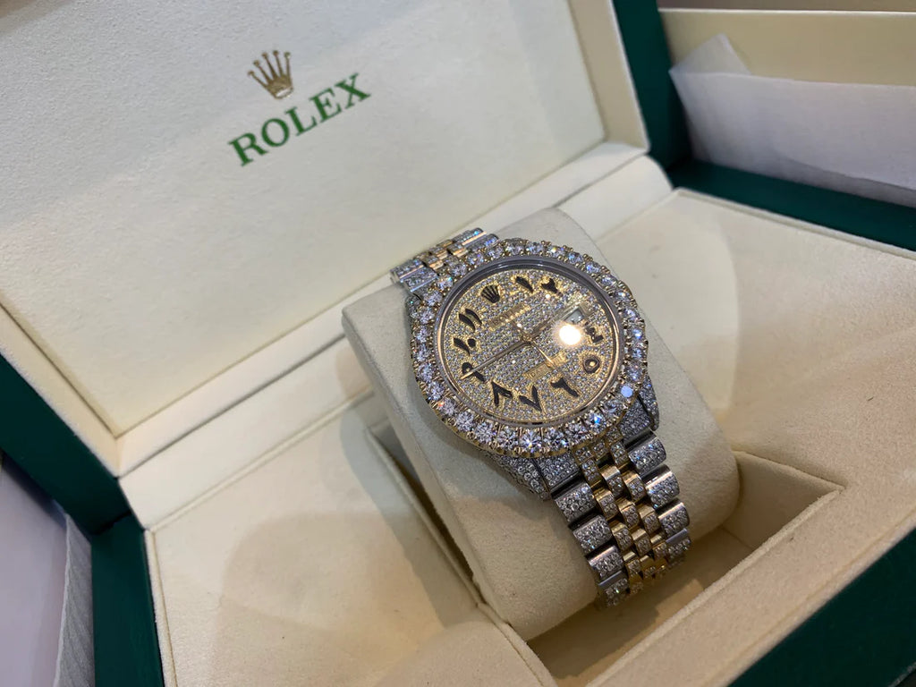 Preowned Rolex Datejust Yellow gold/Stainless Steel Jubilee Bussdown Arabic 18ctw