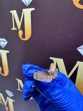 Cargar imagen en el visor de la galería, Anillo ESTRELLA de diamantes blancos y rosas