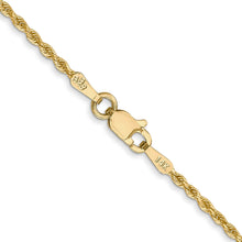 Load image into Gallery viewer, 14k 1.50mm D/C Rope with Lobster Clasp Chain