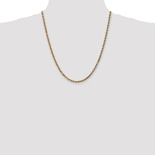 Load image into Gallery viewer, 14k 3.5mm D/C Rope with Lobster Clasp Chain