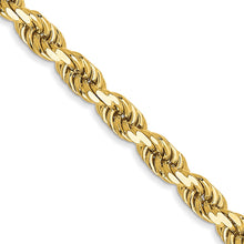 Cargar imagen en el visor de la galería, 14k 3.5mm D/C Rope with Lobster Clasp Chain