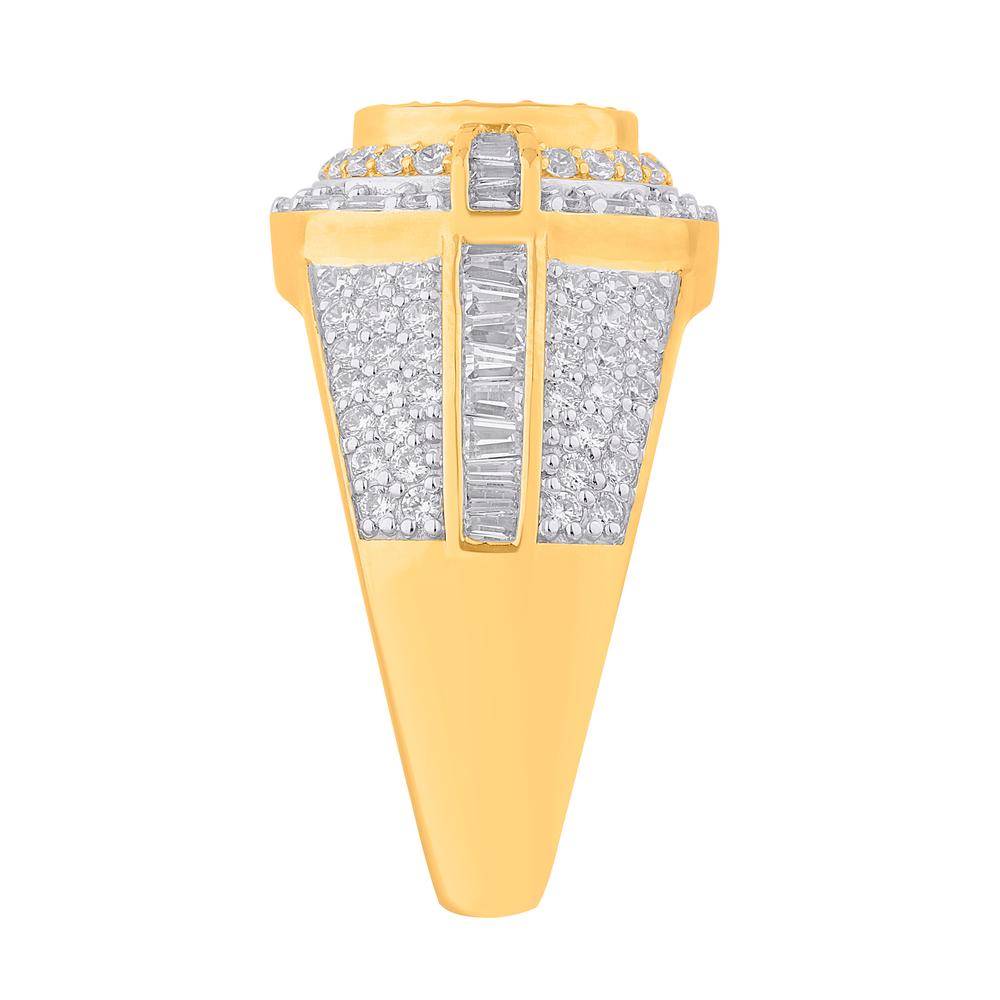 10KT Two-Tone Gold 1.93 Carat Designer Mens Ring-0329265-TT