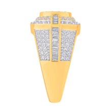 Cargar imagen en el visor de la galería, 10KT Two-Tone Gold 1.93 Carat Designer Mens Ring-0329265-TT