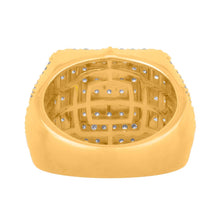 Cargar imagen en el visor de la galería, 10KT Two-Tone Gold 2.50 Carat Cushion Mens Ring-0329272-TT