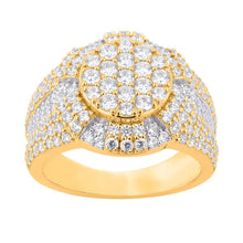 Load image into Gallery viewer, 10KT Two-Tone Gold 2.75 Carat Round Mens Ring-0329277-TT