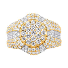 Load image into Gallery viewer, 10KT Two-Tone Gold 2.75 Carat Round Mens Ring-0329277-TT