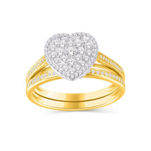 Load image into Gallery viewer, 10KT Yellow Gold 0.45 Carat Heart Bridal-0525546-YG