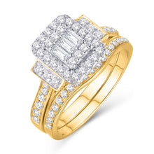 Cargar imagen en el visor de la galería, 14K Yellow Gold 0.75 Carat Diana Bridal Ring-0525954-YG