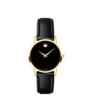 Load image into Gallery viewer, Movado Stainless Steel Black and Gold Museum 0607275