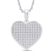 Load image into Gallery viewer, 10KT-0.25CTW HEART PENDANT