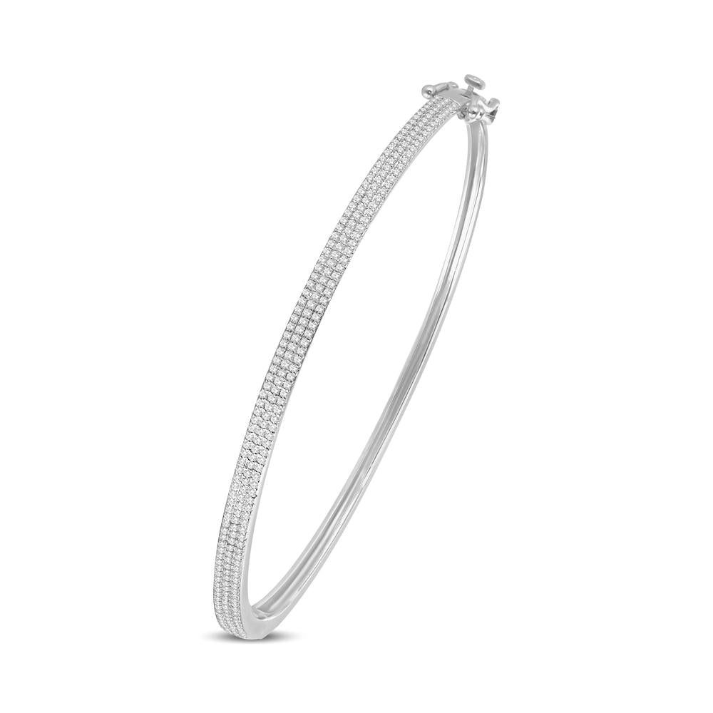 10KT-0.66CTW BANGLE