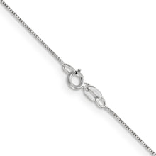 Load image into Gallery viewer, 10k White Gold .5mm Box Chain