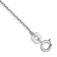 Load image into Gallery viewer, 10k WG .8mm D/C Cable Chain Anklet