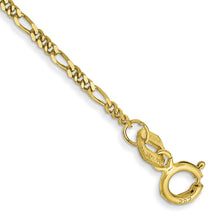 Load image into Gallery viewer, 10k 1.25mm Flat Figaro Chain Anklet