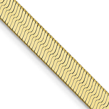 Cargar imagen en el visor de la galería, 10k 4mm Silky Herringbone Chain