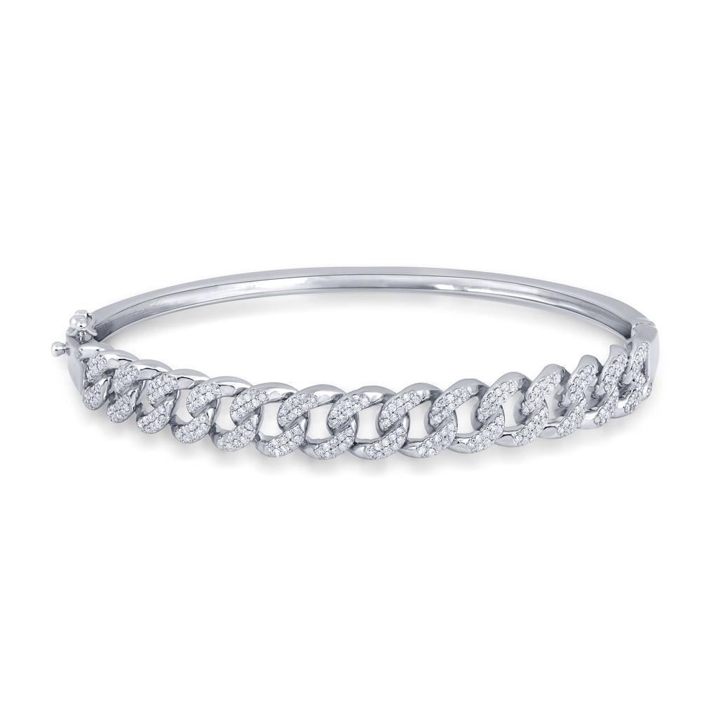 10KT-0.94CTW BANGLE