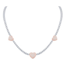 Cargar imagen en el visor de la galería, 10KT-3.00CTW NECKLACE (17 INCH)