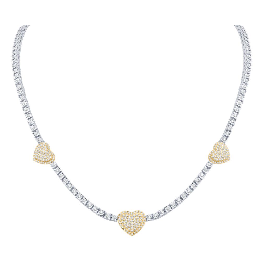 10KT-3.25CTW NECKLACE (20 INCH)