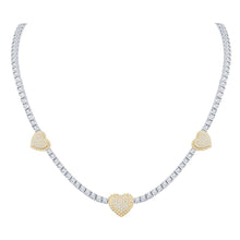 Cargar imagen en el visor de la galería, 10KT-3.25CTW NECKLACE (20 INCH)