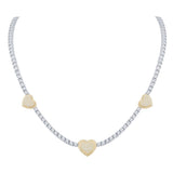 10KT-3.25CTW NECKLACE (20 INCH)