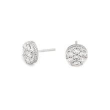 Load image into Gallery viewer, Eternity Cluster Earrings