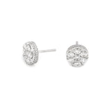 Eternity Cluster Earrings