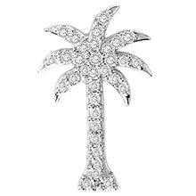 Cargar imagen en el visor de la galería, 14K White Gold 1/5 Ct.Tw. Diamond Slide Pendant