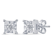 Cargar imagen en el visor de la galería, 10K  0.05CT  Diamond  Earring