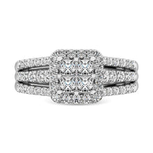 Load image into Gallery viewer, 14K White Gold 3 Ct.Tw.Diamond Engagement Ring