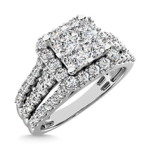 Cargar imagen en el visor de la galería, 14K White Gold 3 Ct.Tw.Diamond Engagement Ring