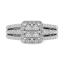 Cargar imagen en el visor de la galería, 14K White Gold 2 Ct.Tw.Diamond Engagement Ring