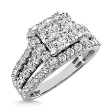 Load image into Gallery viewer, 14K White Gold 2 Ct.Tw.Diamond Engagement Ring