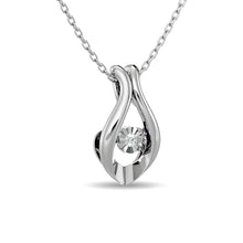 Cargar imagen en el visor de la galería, Diamond 1/50 ct tw Fashion Pendant in Sterling Silver