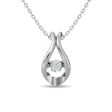 Diamond 1/50 ct tw Fashion Pendant in Sterling Silver