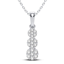 Load image into Gallery viewer, 10K 0.22CT Diamond Pendant