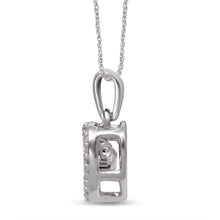 Cargar imagen en el visor de la galería, Sterling Silver Moving Diamond Accent Fashion Pendant