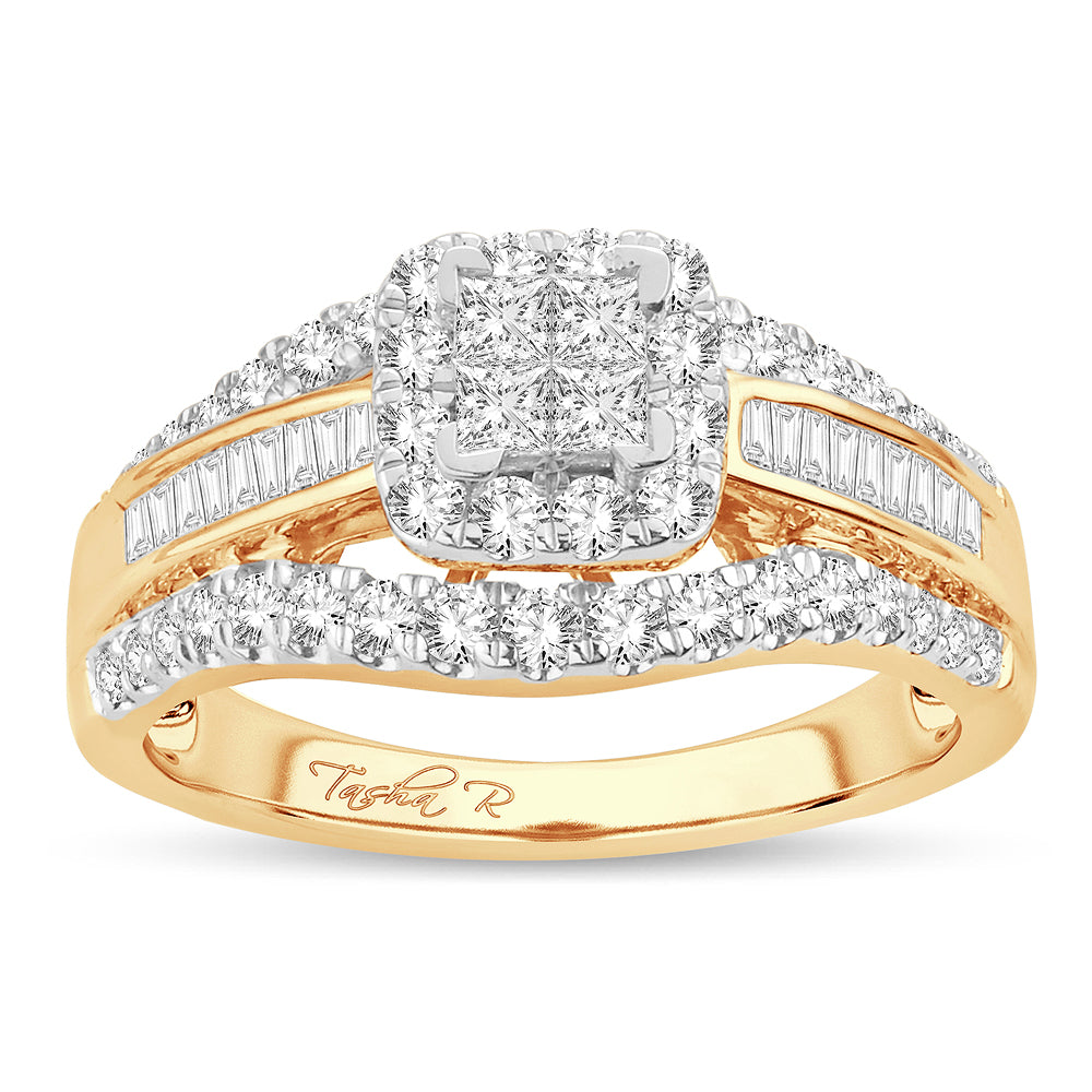 14K  2.00CT PR/CT  Diamond BRIDAL   RING